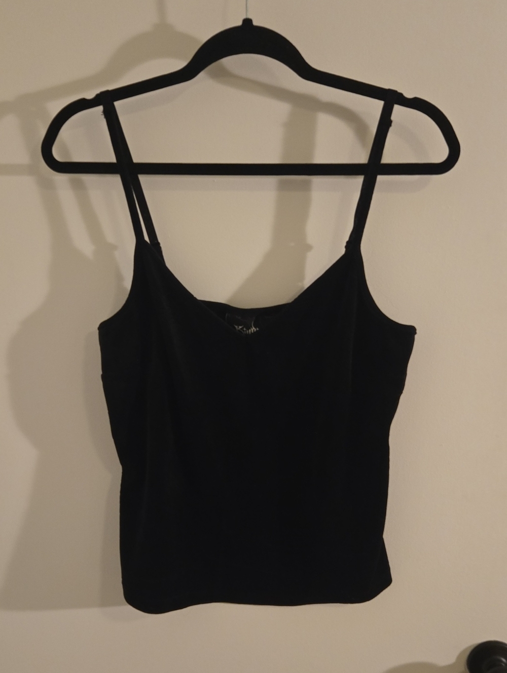 Killstar Spiderweb Embossed Velvet Camisole Top XL Goth Arachno